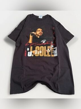 J. Cole Black Graphic Tee